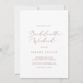 デリケートなバラ金ゴールドバチェロレッテ週末 招待状 (正面)