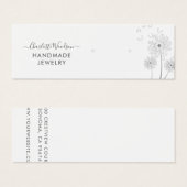 デリケートなフローライヤリングスタッドディスプレイカード (正面&裏面)