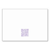 デリケートなフローラ席の配置 テーブルナンバー (裏面)