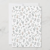 デリケートなフローラ誕生の発表 案内状 (裏面)