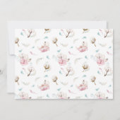 デリケートなフローラ&コットンサンキュー サンキューカード (裏面)