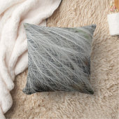 デリケートなホワイトフェザー装飾用クッション クッション (ブランケット)