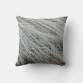 デリケートなホワイトフェザー装飾用クッション クッション (裏面)