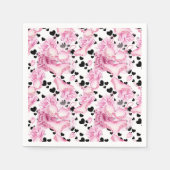 デリケートなランジェリーブライダルシャワー紙ナプキン スタンダードカクテルナプキン (正面)