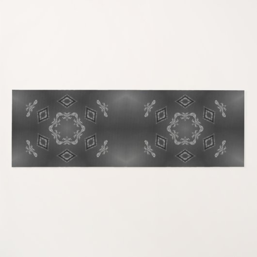 デリケートな万華鏡のように千変万化するパターン ヨガマット (正面(横))