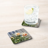 デリケートな可愛い水仙春 コースター (右側)