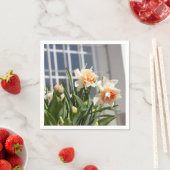 デリケートな可愛い水仙春 スタンダードカクテルナプキン (インサイチュ)