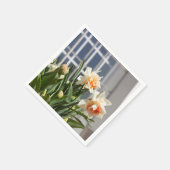 デリケートな可愛い水仙春 スタンダードカクテルナプキン (角)