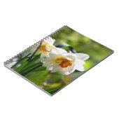 デリケートな可愛い水仙春 ノートブック (左側)