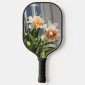 デリケートな可愛い水仙春 ピックルボールラケット (裏面)
