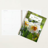 デリケートな可愛い水仙春 プランナー手帳 (ディスプレー)