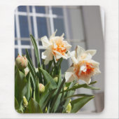 デリケートな可愛い水仙春 マウスパッド (正面)
