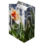 デリケートな可愛い水仙春 ミディアムペーパーバッグ (裏面アングル)
