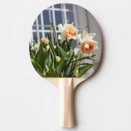 デリケートな可愛い水仙春 卓球ラケット
