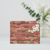 デリケートな春の花 ポストカード (スタンド正面)