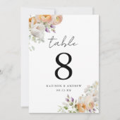 デリケートな春結婚フローラのテーブル番号 (正面)