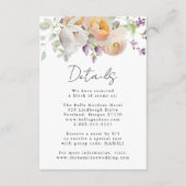 デリケートな春結婚フローラの詳細 エンクロージャーカード (正面)