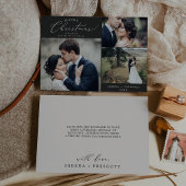 デリケートな木炭の結婚クリスマス感謝Holi シーズンカード