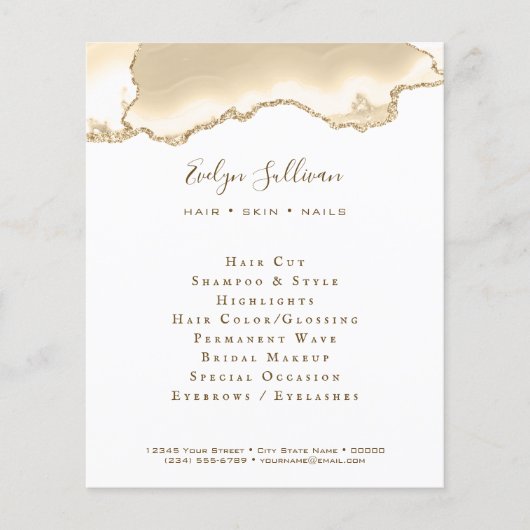 デリケートな桃の揚げチラシ チラシ (正面)