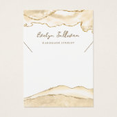 デリケートな桃の香りネックレスディスプレイカード (正面)