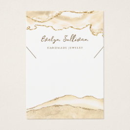 デリケートな桃の香りネックレスディスプレイカード