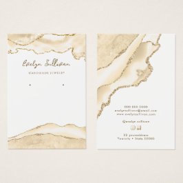 デリケートな桃ジュエリー表示カード