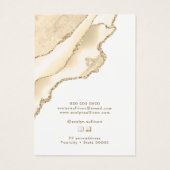 デリケートな桃ジュエリー表示カード (裏面)