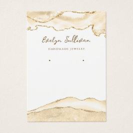 デリケートな桃ジュエリー表示カード