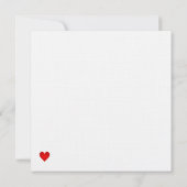 デリケートな桃バラオンブラックカード (裏面)