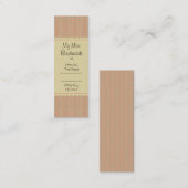 デリケートな桃パーソナライズされたの女神 スキニー名刺 (正面/裏面)