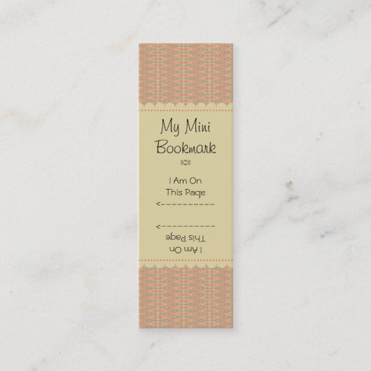 デリケートな桃パーソナライズされたの女神 スキニー名刺 (正面)