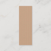 デリケートな桃パーソナライズされたの女神 スキニー名刺 (裏面)