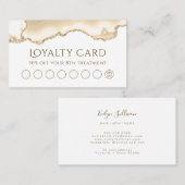 デリケートな桃ロイヤリティカード 名刺 (正面/裏面)