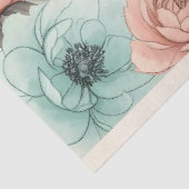 デリケートな水彩の花のスケッチ 薄葉紙 (詳細)