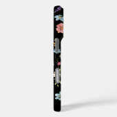 デリケートな花柄のiPhoneケース(フルカラー印刷・名入れ可能) Case-Mate iPhoneケース (裏面 / 右)