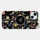 デリケートな花柄のiPhoneケース(フルカラー印刷・名入れ可能) Case-Mate iPhoneケース (裏面 (横))