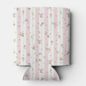 デリケートな花柄クーラーボックス 缶クーラー (裏面)