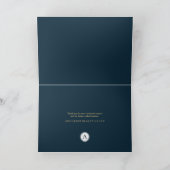 デリケートな葉のホ企業のリデー シーズンカード (内部)