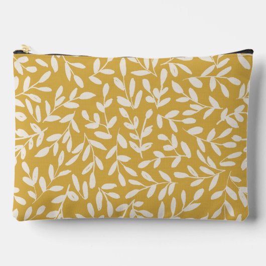 デリケートな葉の枝 アクセサリーポーチ (正面)