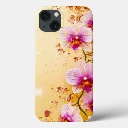 デリケートな蘭 女性的な植物の花柄 Case-Mate iPhoneケース (裏面)