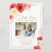 デリケートな赤い花葬祭令 プログラム (正面)