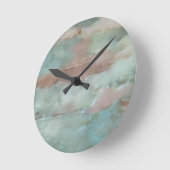 デリケートな辞任 ラウンド壁時計 (傾斜)