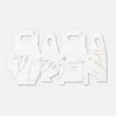 デリケートな野結婚式の引き出物箱 フェイバーボックス (折り畳みなし)