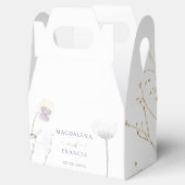 デリケートな野結婚式の引き出物箱 フェイバーボックス (オープン)