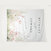 デリケートな野結婚花 タペストリー (正面(横))