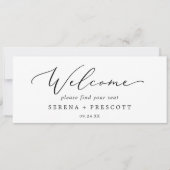 デリケートぶら下がったチャートのウェルカムヘッダー (正面)