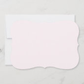 デリケートウォーターカラーオープンハウスパーティの招待状 招待状 (裏面)