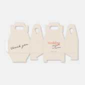 デリケートカラフルな書道お願い箱 フェイバーボックス (折り畳みなし)