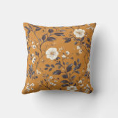 デリケートクリームオンオレンジ秋フローラ クッション (裏面)