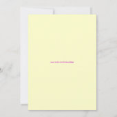 デリケートスイートピー結婚式招待状 招待状 (裏面)